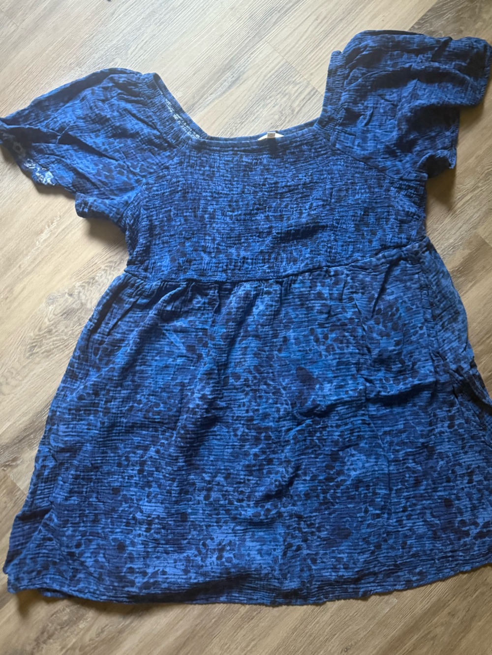 Blue 3X Women’s Short Dress